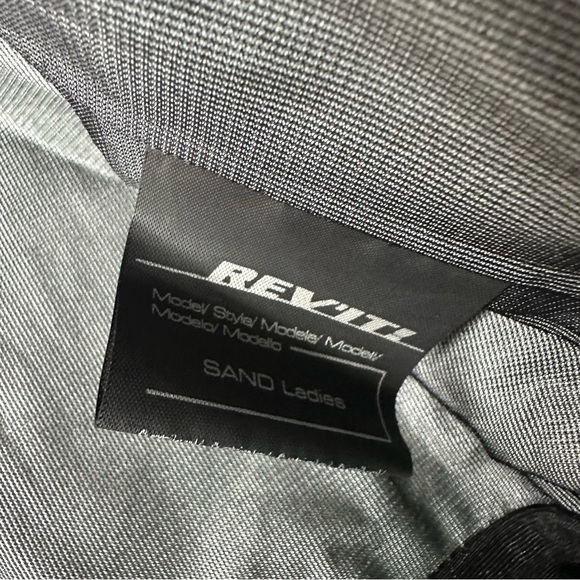 REV’IT! Women’s Sand Hydratex 3L Waterproof Liner Jacket Size 42 Grey - Picture 10 of 13